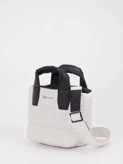 VeeCollective Berlin – Mini Tote Bag aus Nylon Offwhite