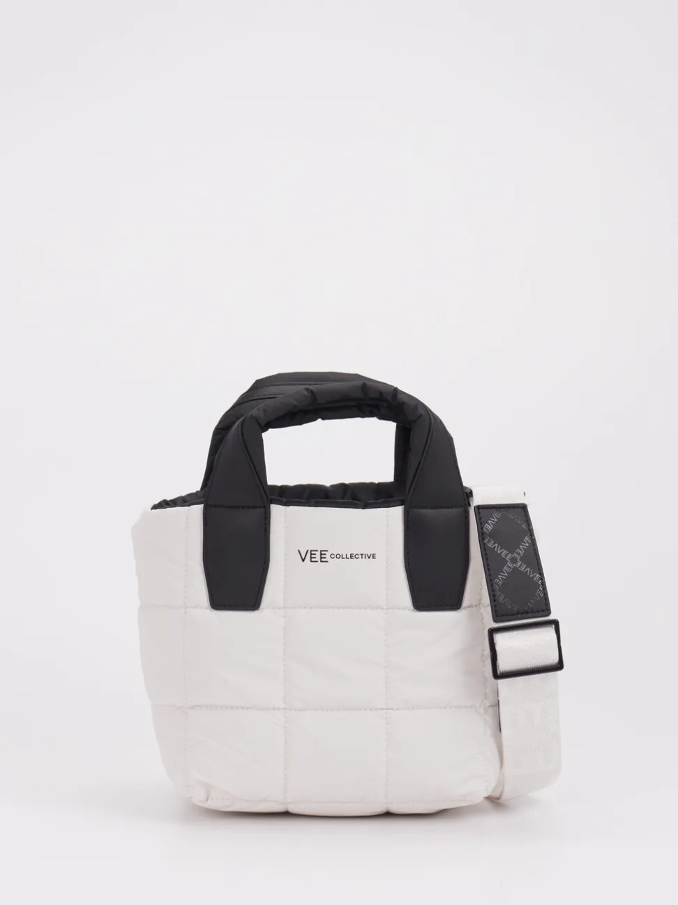 VeeCollective Berlin – Mini Tote Bag aus Nylon Offwhite