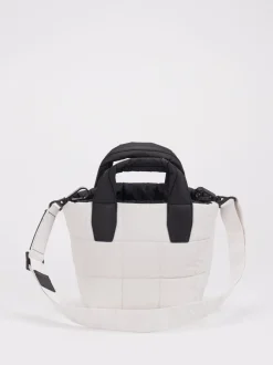 VeeCollective Berlin – Mini Tote Bag aus Nylon Offwhite