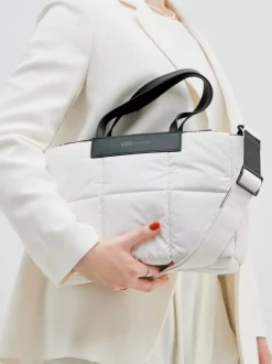 VeeCollective Berlin – Shopper aus Nylon in Offwhite
