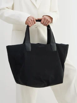 VeeCollective Berlin – Shopper-Tasche aus Textil Schwarz