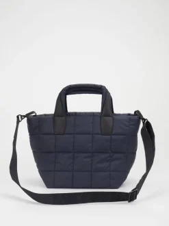 VeeCollective Berlin – Shopper aus Lederimitat Dunkelblau