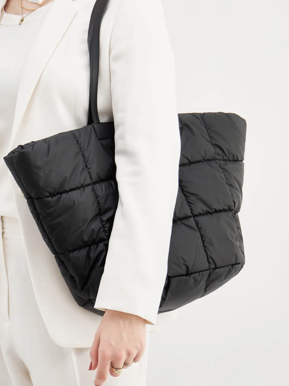 VeeCollective Berlin – Shopper aus Ripstop-Nylon Schwarz