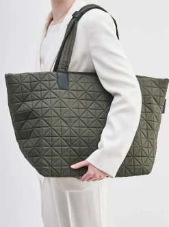 VeeCollective Berlin – Shopper aus Textil in Olivgrün