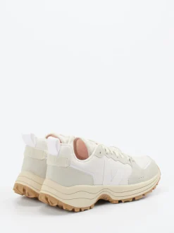 VEJA – Chunky Sneaker aus Textil und Veloursleder creme