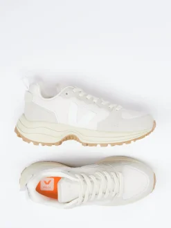 VEJA – Chunky Sneaker aus Textil und Veloursleder creme