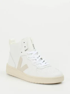 VEJA – High-Top Sneaker aus Leder in Weiß