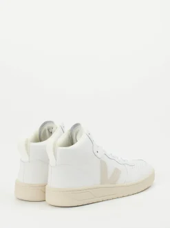 VEJA – High-Top Sneaker aus Leder in Weiß