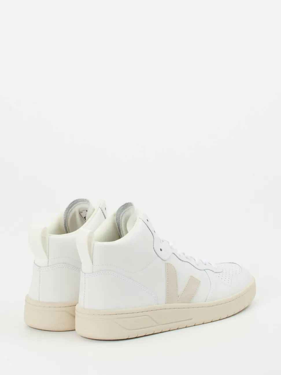 VEJA – High-Top Sneaker aus Leder in Weiß