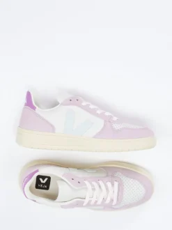VEJA – Low-Top Sneaker aus Kalbleder und Velours