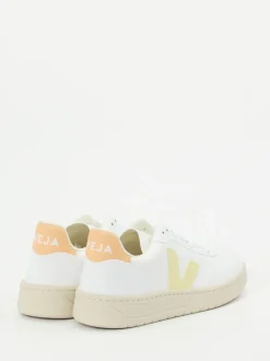 VEJA – Low-Top Sneaker aus veganem Glattleder Weiß