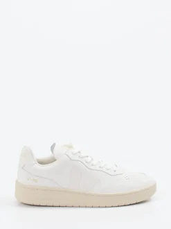 VEJA – Low-Top-Sneaker aus Kalbleder Off-White