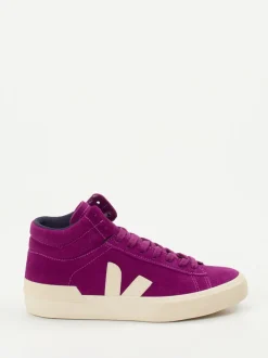 VEJA – Mid-Top-Sneaker aus Veloursleder Violett