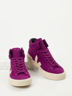 VEJA – Mid-Top-Sneaker aus Veloursleder Violett