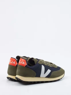 Veja – Retro-Sneaker aus Mesh und Veloursleder blau