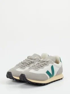 VEJA – Retro-Sneaker aus Mesh und Veloursleder Offwhite