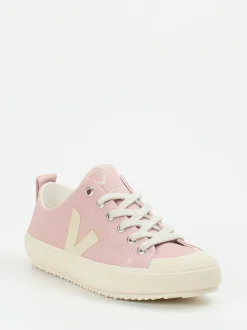 Veja – Sneaker aus Canvas in Altrosa