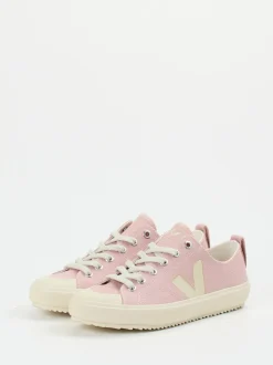 Veja – Sneaker aus Canvas in Altrosa
