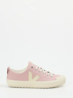 Veja – Sneaker aus Canvas in Altrosa