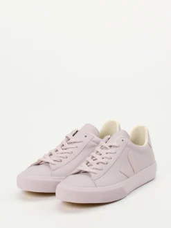 Veja – Sneaker aus Glattleder in Altrosa