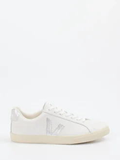 VEJA – Sneaker aus Kalbleder mit Metallic-Details