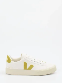 Veja – Sneaker aus Kalbleder und Wildleder weiß