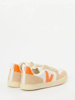 VEJA – Sneaker aus Kalbleder und Veloursleder Beige
