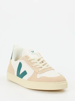 VEJA – Sneaker aus Kalbleder mit Veloursdetails