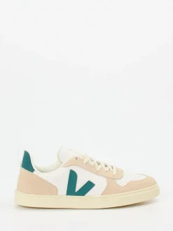 VEJA – Sneaker aus Kalbleder mit Veloursdetails