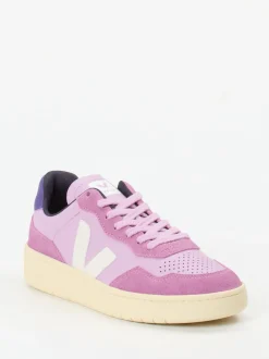 Veja – Sneaker aus Leder in Flieder
