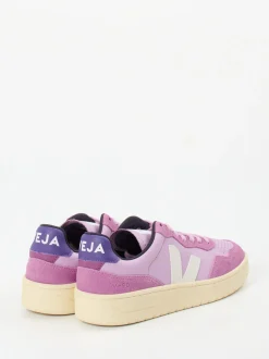 Veja – Sneaker aus Leder in Flieder