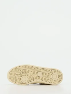 VEJA – Sneaker aus Leder in Weiß mit Pastelllogo