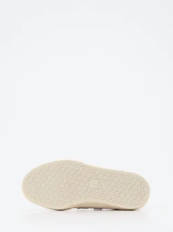 Veja – Sneaker aus Leder mit Wollfutter cremeweiß