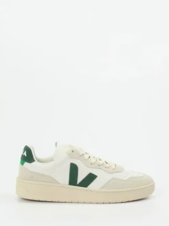 VEJA – Sneaker aus Leder und Velours in Beige