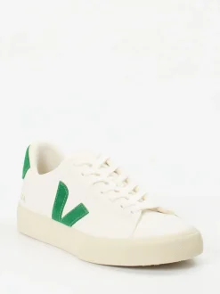 VEJA – Sneaker aus Leder und Canvas cremeweiß
