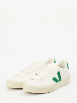 VEJA – Sneaker aus Leder und Canvas cremeweiß