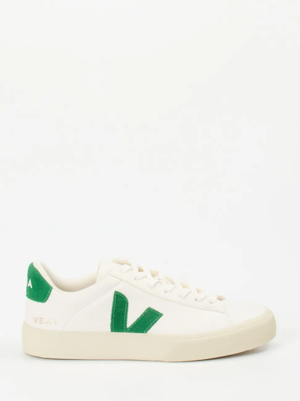 VEJA – Sneaker aus Leder und Canvas cremeweiß