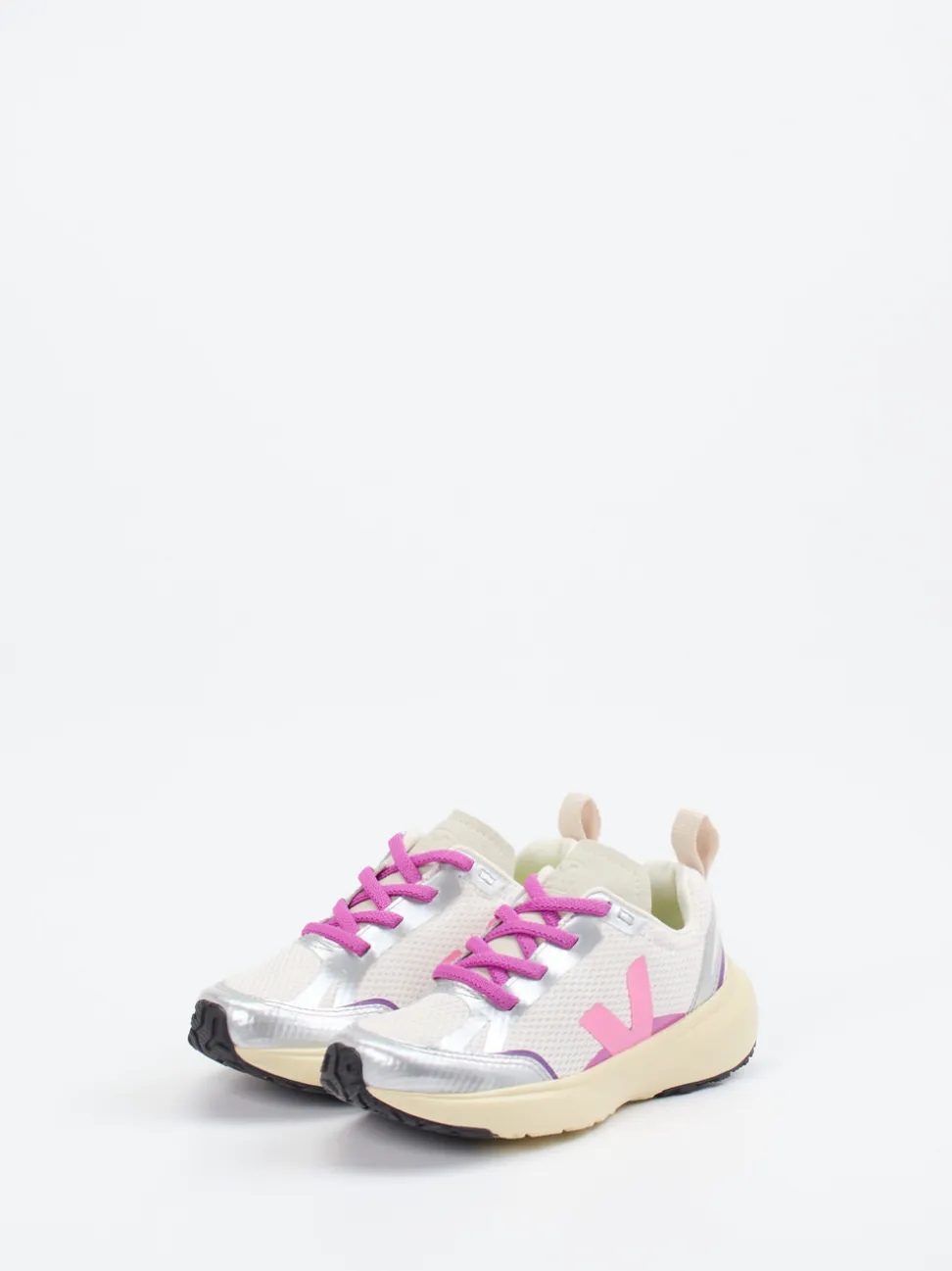VEJA – Sneaker aus Synthetik in Cremeweiß
