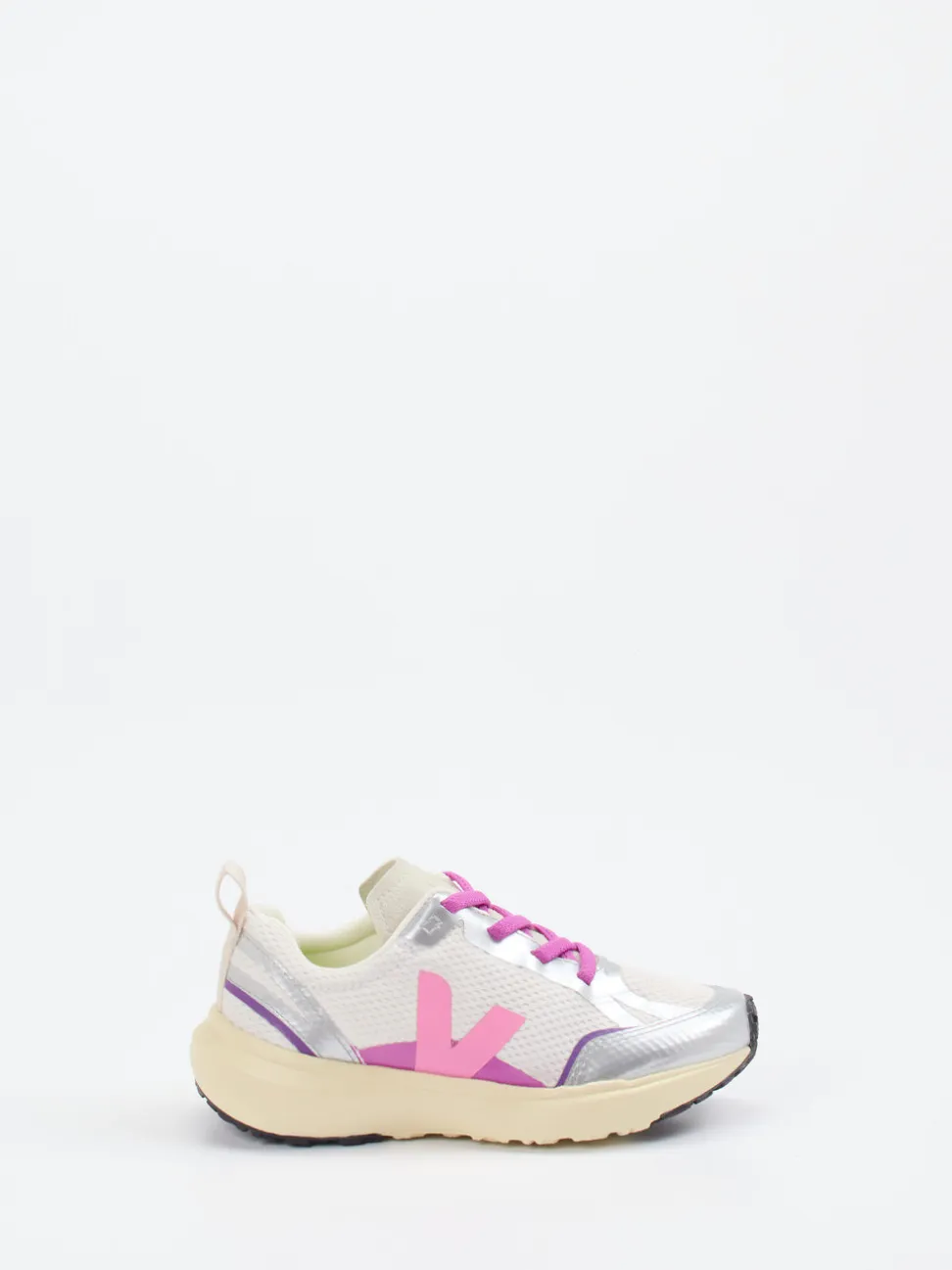 VEJA – Sneaker aus Synthetik in Cremeweiß