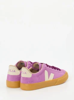 VEJA – Sneaker aus Veloursleder in Fliederrosa