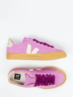 VEJA – Sneaker aus Veloursleder in Fliederrosa