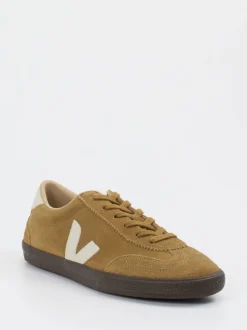 VEJA – Sneaker aus Veloursleder cognacbraun