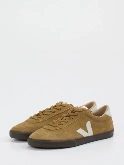 VEJA – Sneaker aus Veloursleder cognacbraun