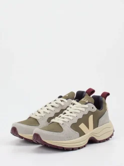 VEJA – Trail-Sneaker aus Veloursleder Olivgrün
