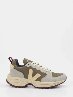 VEJA – Trail-Sneaker aus Veloursleder Olivgrün