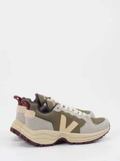 VEJA – Trail-Sneaker aus Veloursleder Olivgrün