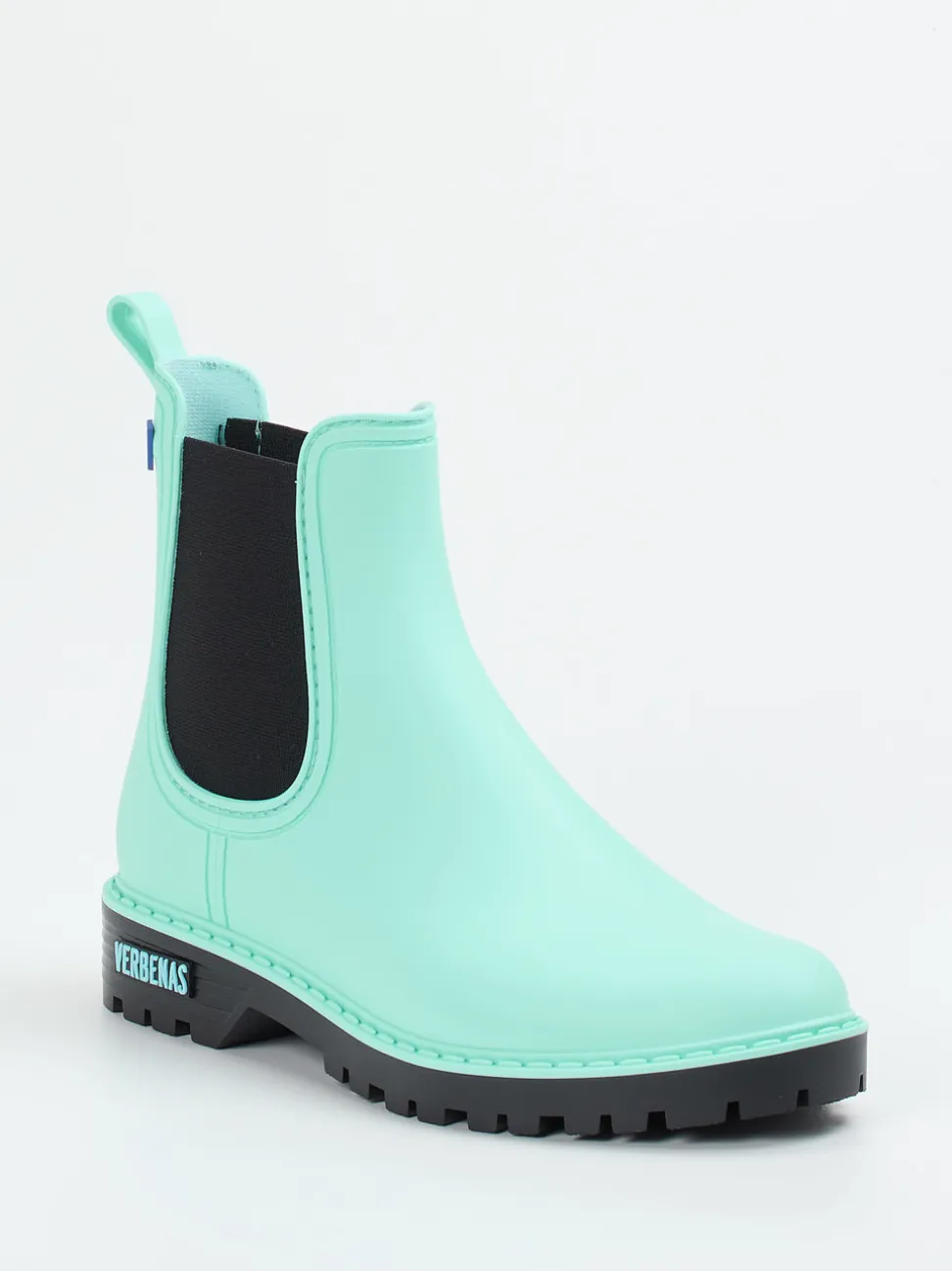 Verbenas – Chelsea Boots aus Gummi in Aquamarin