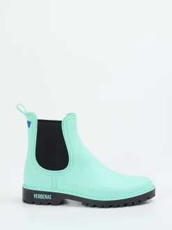 Verbenas – Chelsea Boots aus Gummi in Aquamarin