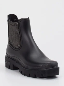 Verbenas – Chelsea Boots aus Gummi in Schwarz