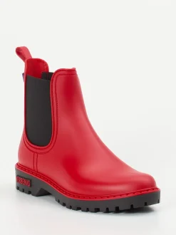 Verbenas – Chelsea Boots aus Synthetik in Signalrot